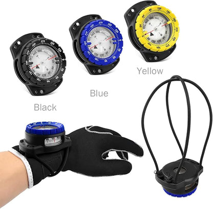 Scuba Dive Compass, Waterproof 5ATM Marine Navigation Wrist Compass - Image 6