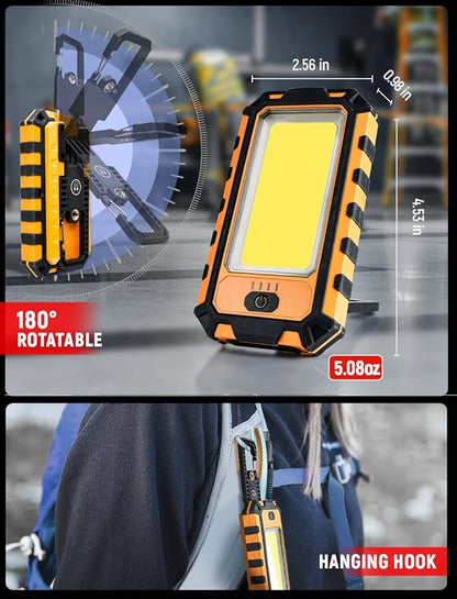 innofox LED Rechargeable Magnetic Work Light 1500Lumens, Hanging Hook 4 - Image 5