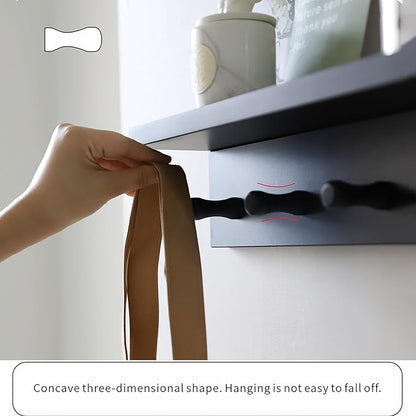 Entrance Coat Rack ，Coat Hooks, Wall-Mounted Wooden Hook Rack, Wall-Mounted - Image 7
