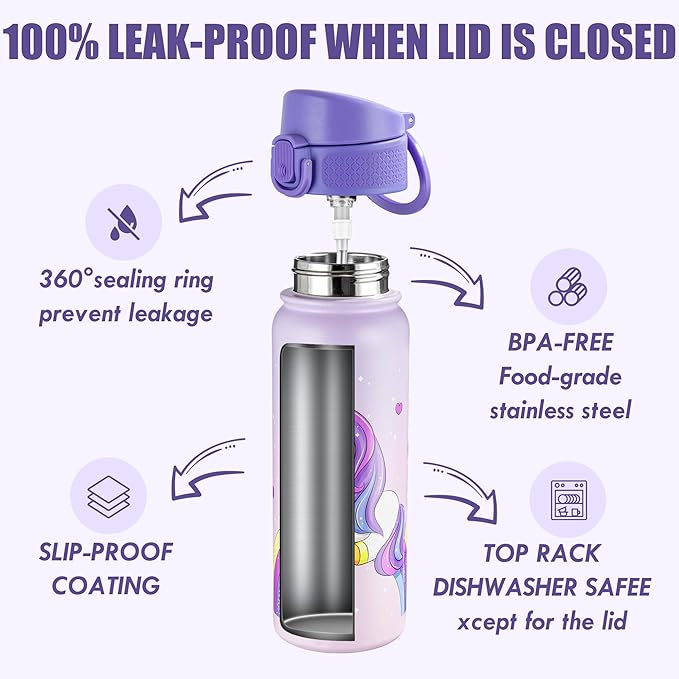 OLDLEY 20 Oz Insulated Stainless Steel Water Bottle - Image 3
