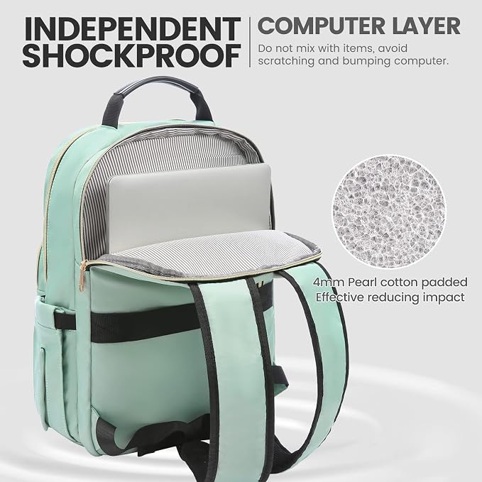 LOVEVOOK Laptop Backpack for Women 18.4 inch, Cute Womens Travel Backpack Purse - Image 3