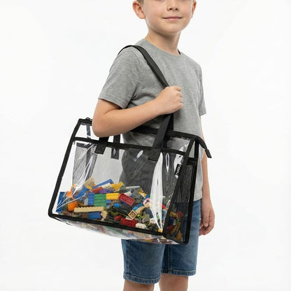 HOLAY 4 Pack Clear Toy Storage Bags - Image 5