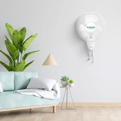 Hurricane Supreme 12” Portable Oscillating Wall Mount Fan, Space Saving - Image 6