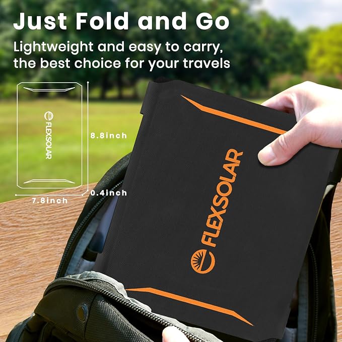 FlexSolar 15W Small Solar Panel Charger 5V USB Output ETFE Lightweight Foldable - Image 5