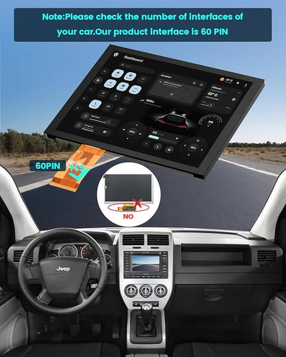 8.4" Uconnect 4C UAQ LCD Monitor Touch Screen Radio Navigation, New OEM - Image 7