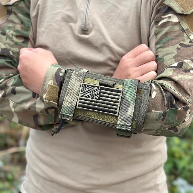 Tactical Arm Sleeve Map Pouch Case Documets Holder Wrist Case Wrist Map Holder - Image 7