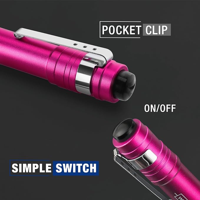 WORKPRO LED Pen Light, Aluminum Pen Flashlights, Pocket Flashlight - Image 3