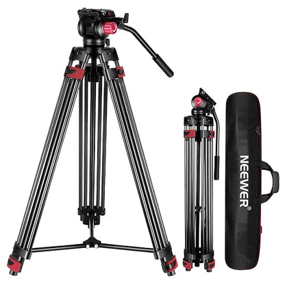 NEEWER 79"/200cm Video Tripod, Heavy Duty Aluminum Alloy Camera Tripod Stand by Neewer