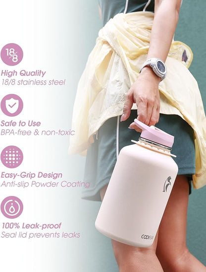 Coolflask Half Gallon Water Bottle Insulated - Image 5
