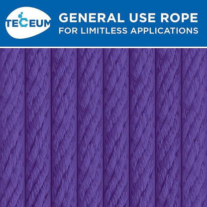 TECEUM Cotton Rope 3/16” – 100 FT – Strong All-Purpose Braided Rope – Natural - Image 9