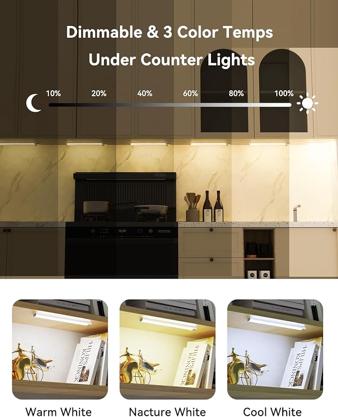 12 Inches Under Cabinet Lighting 12 Packs - Image 5
