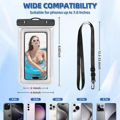 Waterproof Phone Pouch, IP68 Floating Waterproof Phone Case, Dry Bag Beach - Image 6