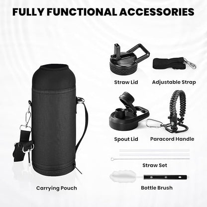 RAYMYLO Insulated Water Bottle 40 oz, Triple Wall Vacuum Stainless Steel - Image 5