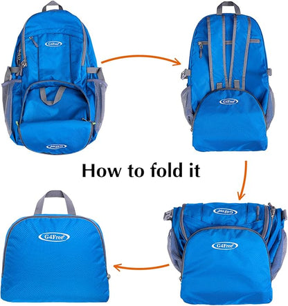 G4Free 40L Lightweight Packable Hiking Backpack, Waterproof Travel Daypack - Image 7
