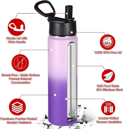 Volhoply 24oz Insulated Water Bottle - Image 6