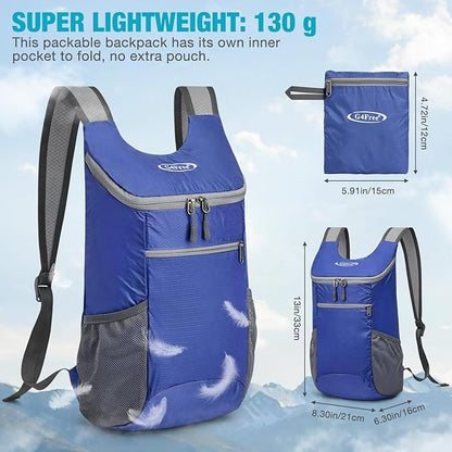 G4Free Lightweight Packable Hiking Backpack - Image 4
