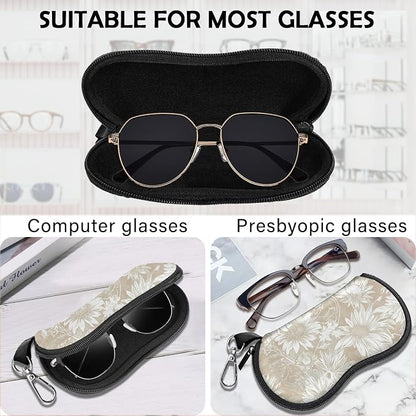Glasses Case Sunglasses Eyeglass Soft Case Zipper Light Neoprene Pouch - Image 3