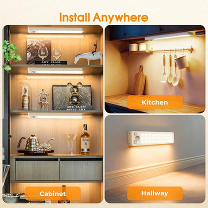Under Cabinet Rechargeable Dimmable Lighting: 3 Color Temperature Motion Sensor - Image 8