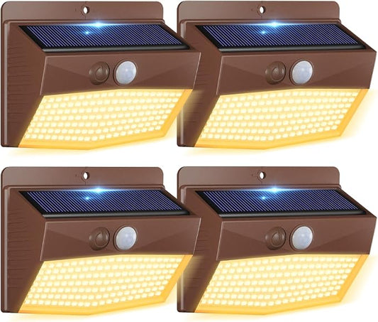 Solar Outdoor Lights Motion Sensor Solar Security Lights Waterproof by Peasur