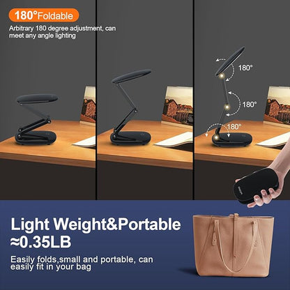 Akejrym LED Desk Lamp for Office Home & Battery Operated Lamp Rechargeable Lamp - Image 3