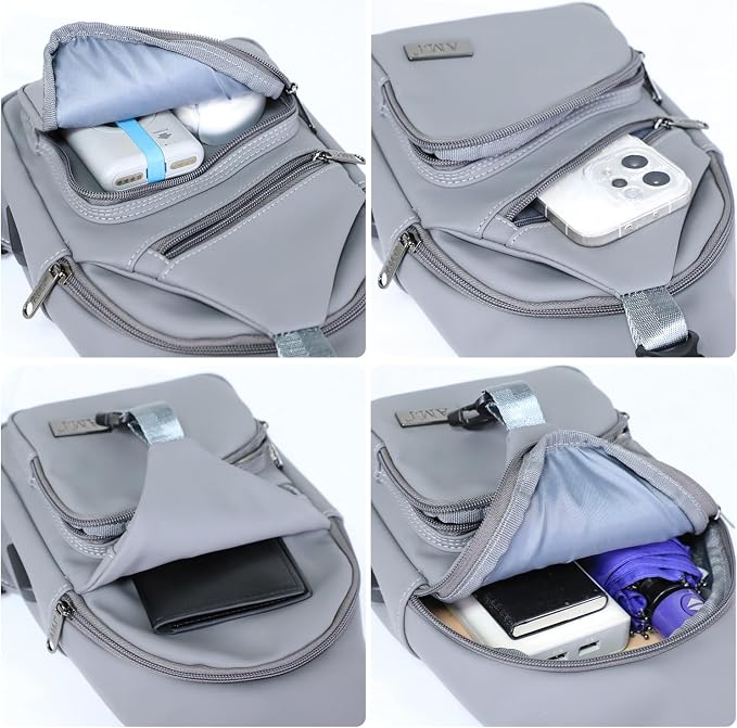 AMJ Crossbody Sling Bag Men Women, Casual Shoulder Backpack, Chest Daypack - Image 6