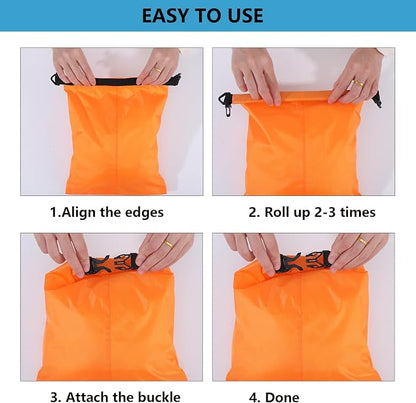 Pimoys 6 Pack Waterproof Dry Bags, Lightweight Outdoor Dry Sacks Ultimate Dry - Image 3