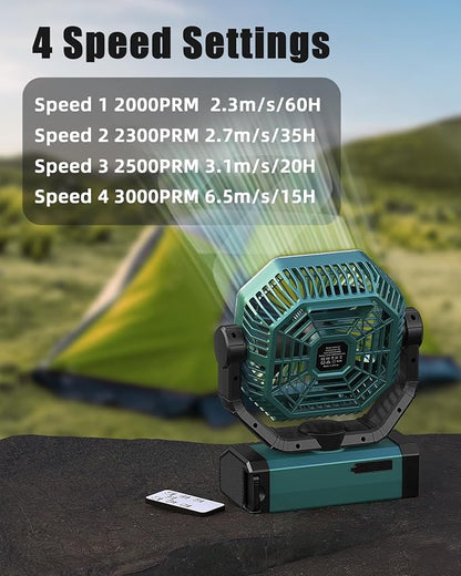 Portable Rechargeable Fan - Image 2