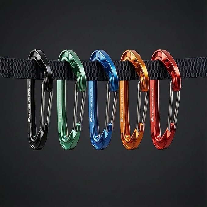 FresKaro 15kN-3372lbs Heavy Duty Wiregate Carabiners, Reliable Time-Tested - Image 8