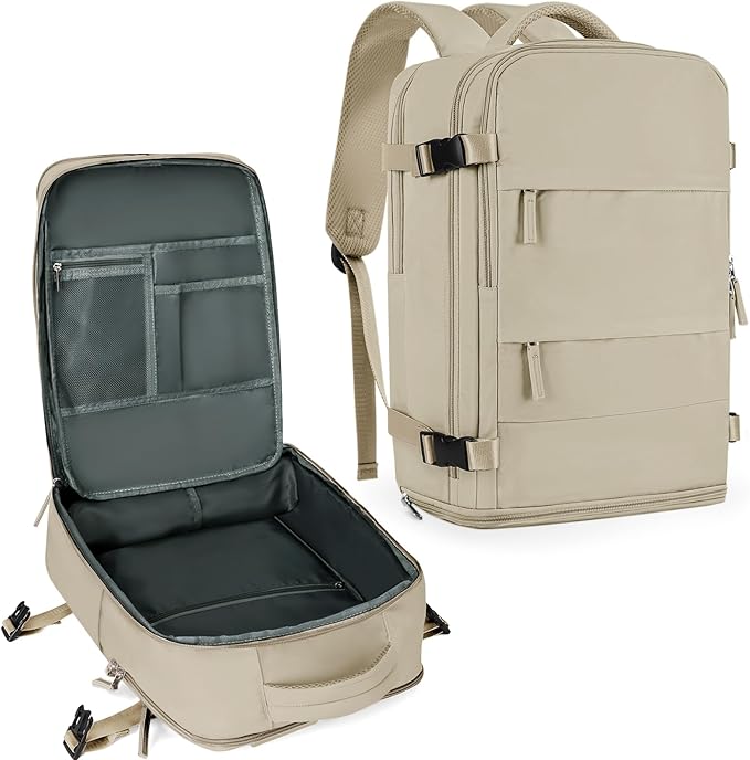 coowoz Large Travel Backpack For Women Men, Carry On Backpack Flight Approved by coowoz