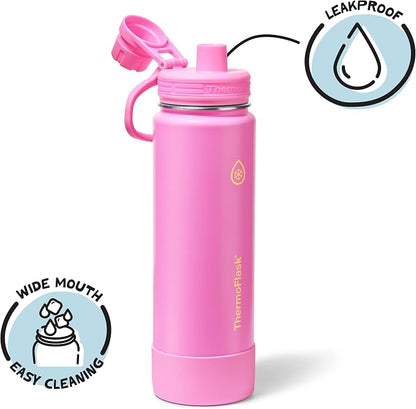 ThermoFlask 24 oz Double Wall Vacuum Insulated Stainless Steel Water Bottle - Image 3