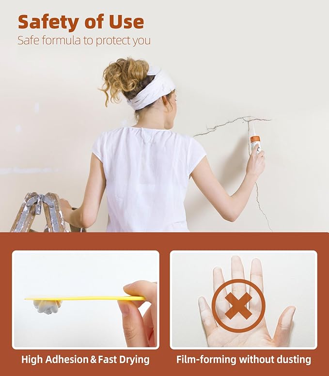 Drywall Repair Kit, Wall Patch Repair Kit, 2 Pack Wall Patching Agent, Simple - Image 6