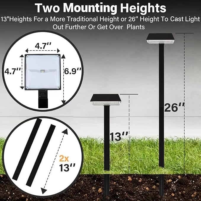 Bobcat Solar Pathway Lights Super Bright 300 lumens - Image 3