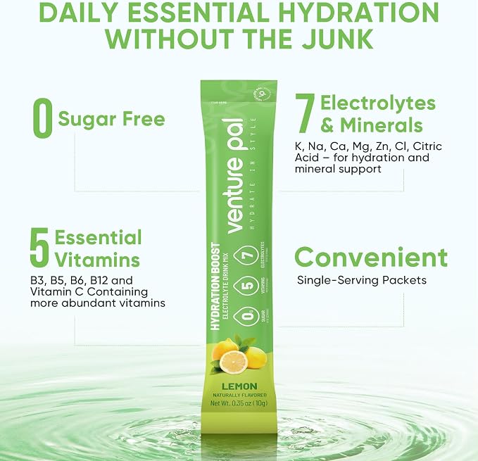 Venture Pal Sugar Free Electrolytes Powder Packets - Image 4