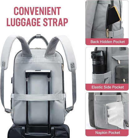 LOVEVOOK Laptop Backpack for Women Men, 17.3 Inch Laptop Bag - Image 5