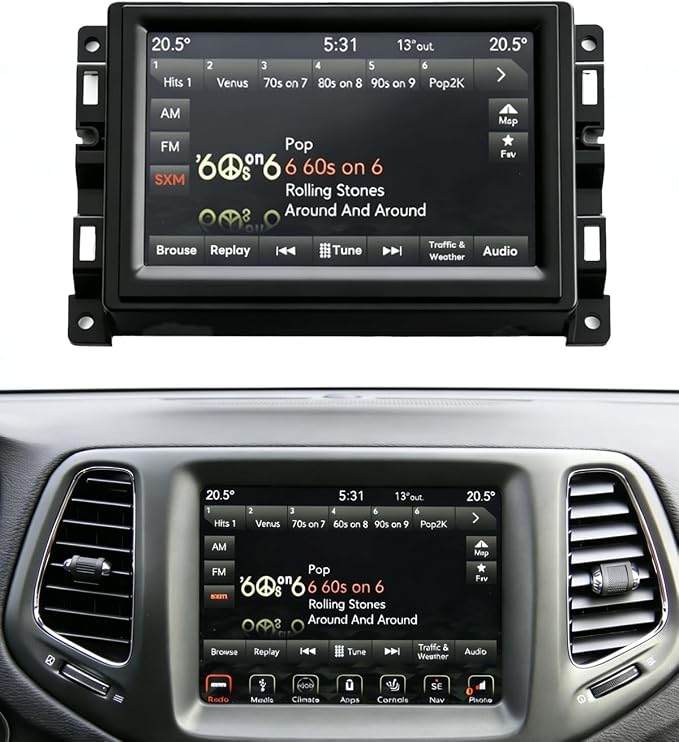 7" Uconnect Screen Replacement LCD Display by TepHnfTouchscreenLCDDisplay