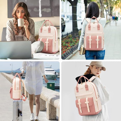 LOVEVOOK Laptop Backpack for Women, 15.6 Inch Laptop Bag - Image 6