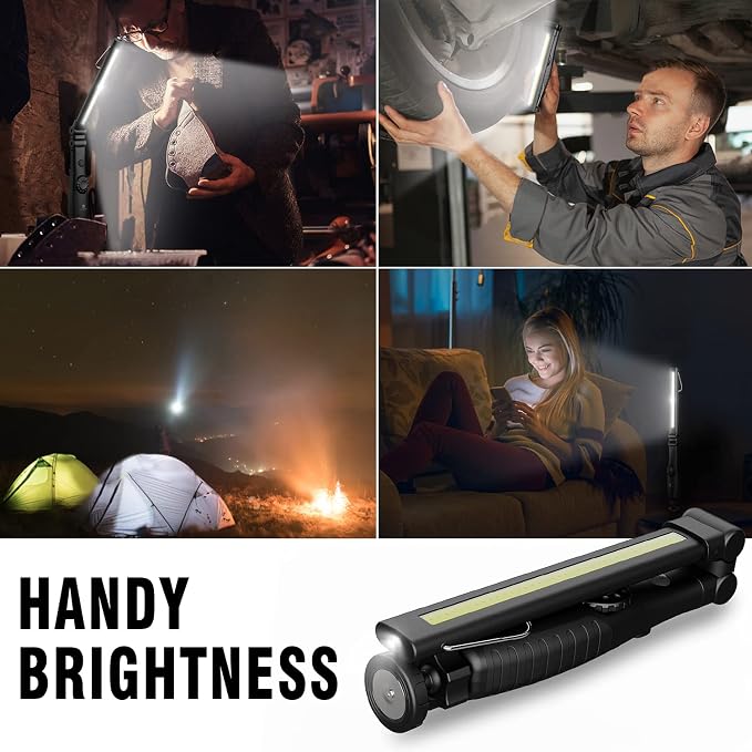 Dr. Prepare LED Work Light, 700 Lumens Foldable Rechargeable Work Light - Image 8