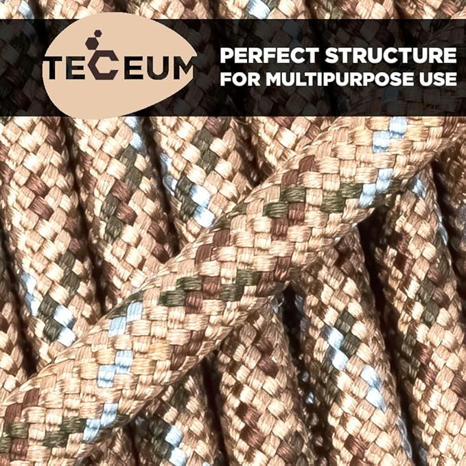 TECEUM Reflective Paracord Rope 1000 – 1000ft/200ft/100ft/50ft – 40+ Colors – - Image 5
