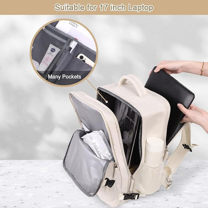 Sinaliy Travel Backpack for Women, Expandable 40L Carry on Flight Approved - Image 6