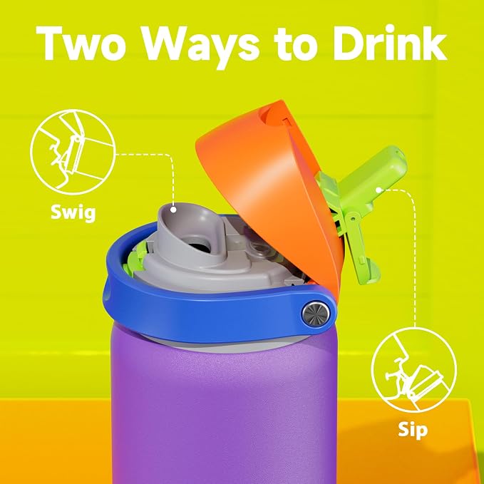 32 oz Insulated Water Bottle for Women: Meoky Stainless Steel Metal Water Bottle - Image 4