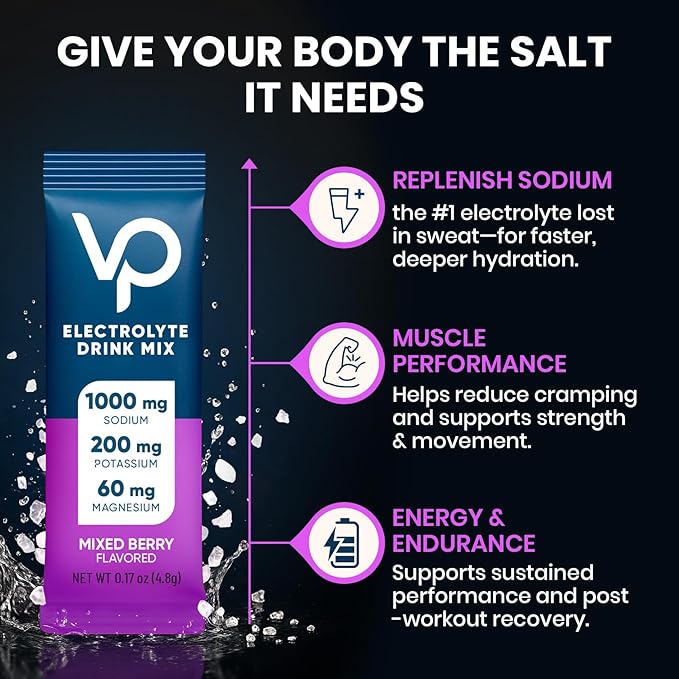 Venture Pal High Sodium Sugar-Free Electrolyte Powder Packets - Image 5