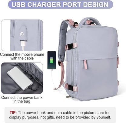 coofay Travel Backpack For Women Airline Approved Carry On Backpack Flight - Image 8
