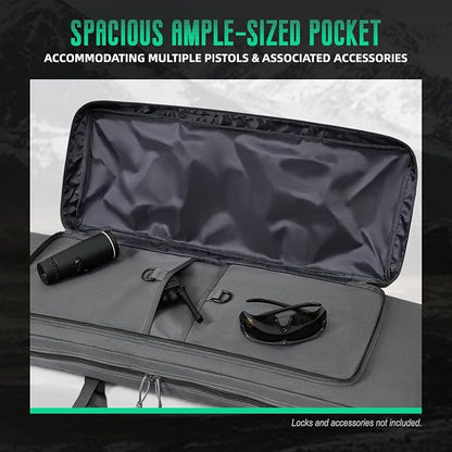 DULCE DOM 32/36/42/48/52 inch Double Rifle Case Soft Gun Bag - Image 3