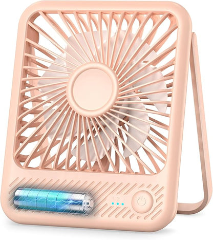 Koonie Desk Fan, Ultra Quiet 2.5-11h Battery Operated Small USB Fan by Koonie