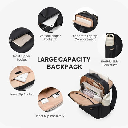 Laptop Backpack for Women, Work Business Traval Computer Backpacks - Image 4