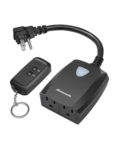 DEWENWILS Outdoor Wireless Remote Control Outlet Power Strip Weatherproof by DEWENWILS