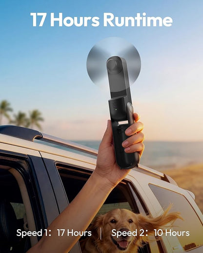 Gaiatop Portable Handheld Fan, 3 in 1 Mini Fan Handheld, Foldable Personal Fans - Image 3