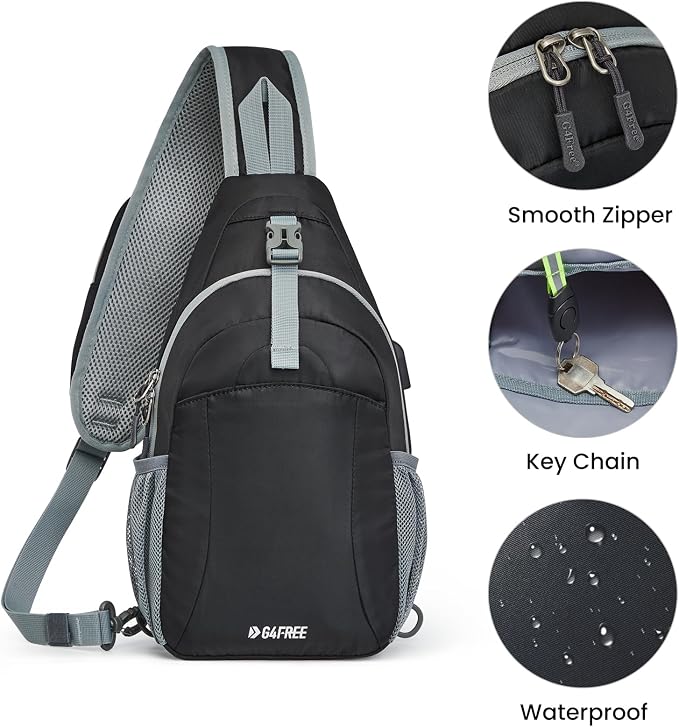 G4Free Sling Bag RFID Crossbody Sling Backpack - Image 5