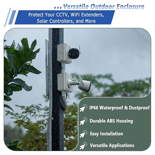 NineLeaf Junction Box, Waterproof Electrical Box IP66 Water Resistant Dustproof - Image 2