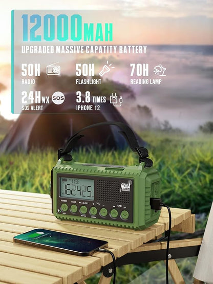 12000mAh Emergency Radio - Image 3